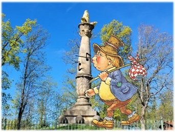 Wanderer bei Altenbergen