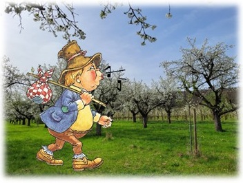 Wanderer bei Gierstädt 2026