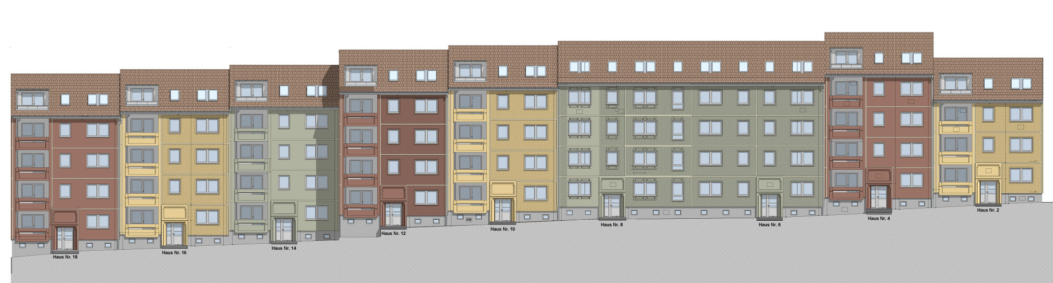 Gebäudekomplex Augustinerstraße 2-18