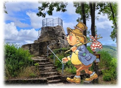 Wanderer iim Thüringer Wald