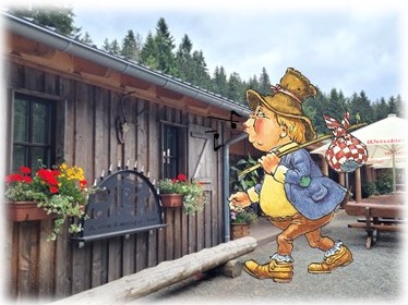 Wanderer bei Oberhof