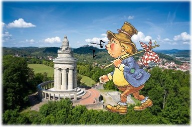 Wanderer bei Eisenach